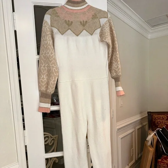 Lali Onesie Love Shack Fancy- like new! Worn once. Sold out on site - Picture 2 of 4